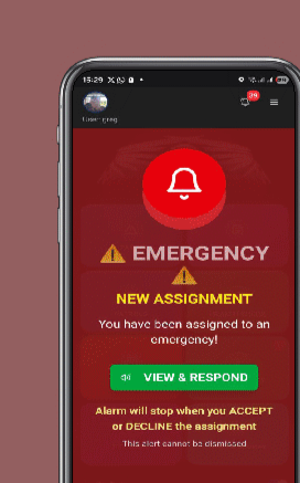 Backup responder emergency alert